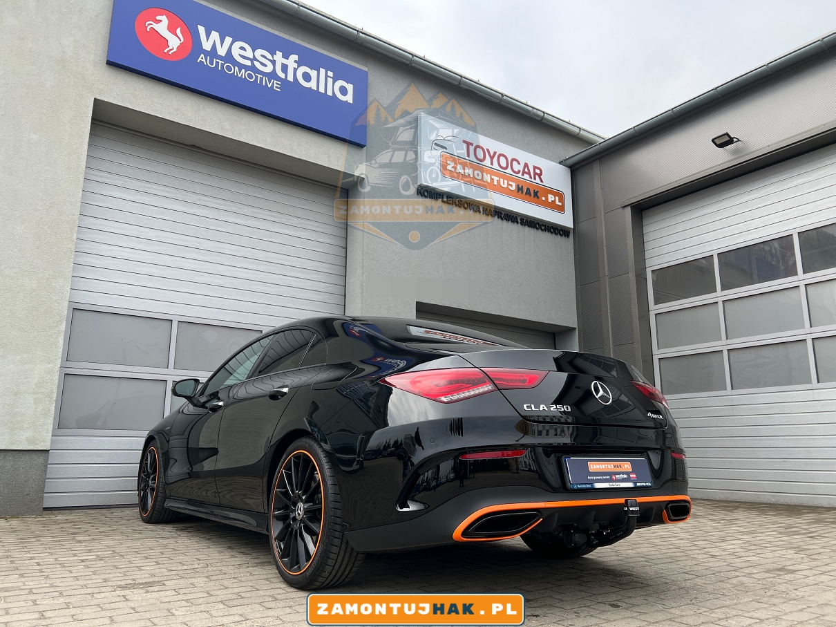 Mercedes CLA z hakiem Westfalia A40V - idealne połączenie stylu i funkcjonalności